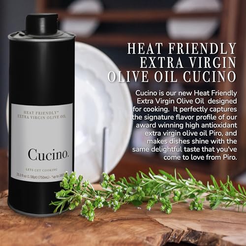 Aceite de oliva extra virgen Premium duo Piro 500ml + Cucino 750ml miniatura 4