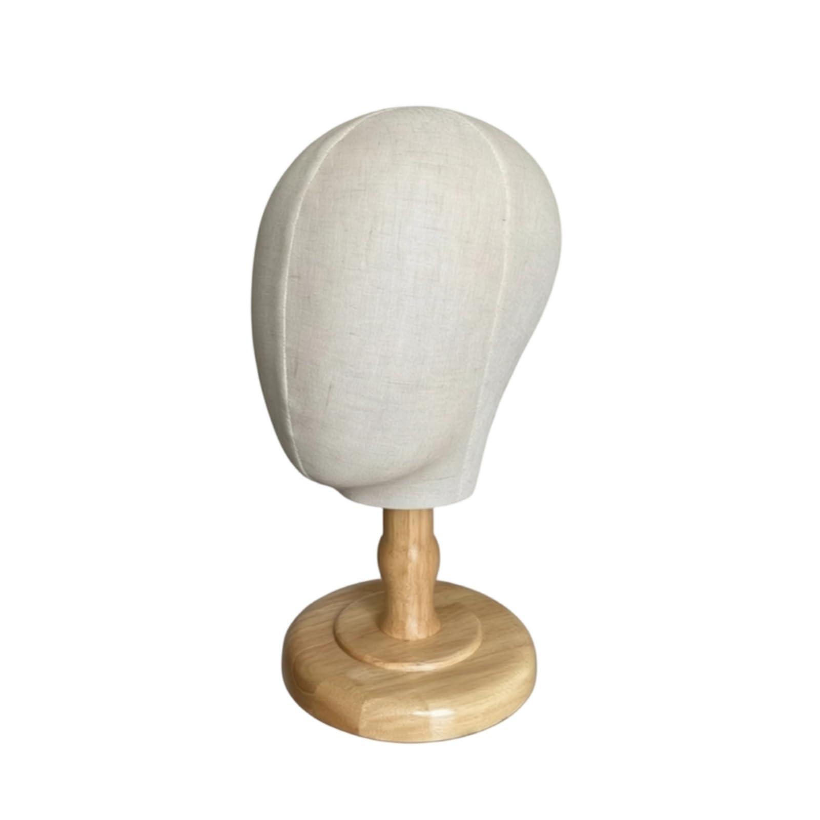 Almencla Schaufensterpuppe Kopf Schaufensterkopf , Naturholzfarbe Mit Frauenkopf , Paket Eins