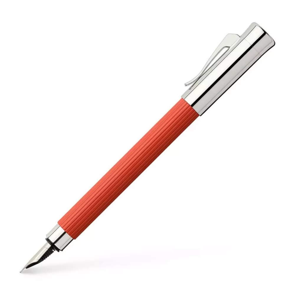 Graf von Faber-Castell 141771 Estilográfica Tamitio, rojo indio F