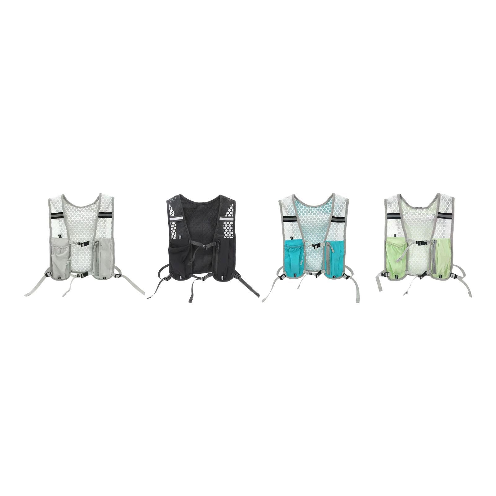 Hydration Backpack Running Vest Water Bladder Bag Daypack for Outdoor Sports Gray-picture-27