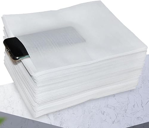 Miniatura 3 de 100 bolsas de espuma de cojín de 6 x 7.8 pulgadas, fundas protectoras para envíos en movimiento, suministros de amortiguación para embalaje de