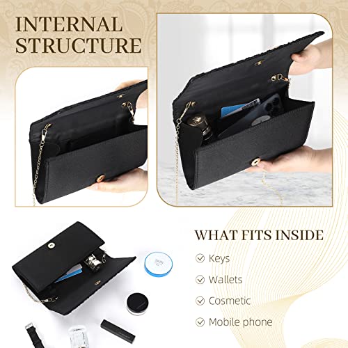Image of UBORSE Lace Clutch Purses for Women Evening Bag Elegant Envelope Formal Crossbody Shoulder Bag