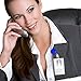 3 Pack- Heavy Duty ID Badge Holder by Elimoons, Hard Plastic Clear Holder with Thumb Slots - Holds 2 Card