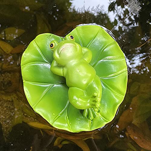Grenouille flottante pour bassin et décoration de jardin zen