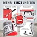 Anbull 850W elektrische Rohrreinigungsmaschine mit 14m Ø22mm,14.5m Ø16mm, 5m Ø10mm Spirale für Ø20-200 mm Rohrleitungen,rohrreinigungsmaschine elektrisch,450U/M Rohrreiniger, rohrreinigungsspirale