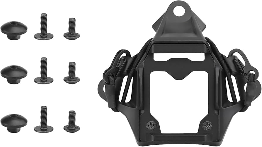 Tactical Helmet NVG Mount Shroud Steel Sports Camera Bracket Base