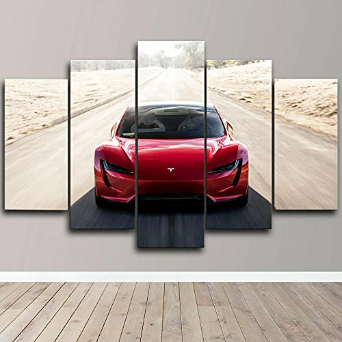 Impression sur toile tendue voiture de sport déco murale giclée haut de gamme