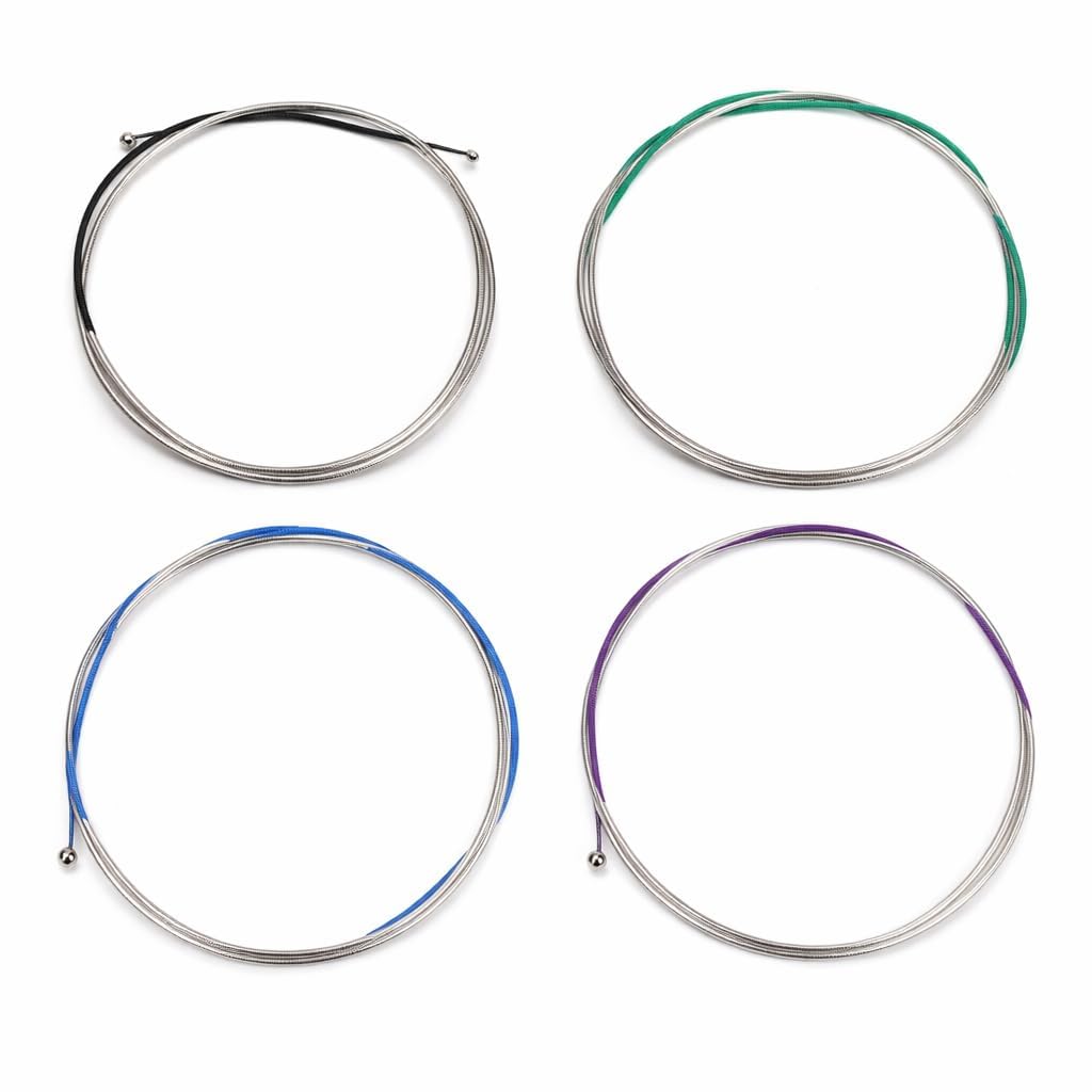 BEAU Cordes de Violoncelle, Set de 4 Cordes en Alliage Cuivre-Zinc, Compatible avec Violoncelle 3/4 et 4/4, A-1er D-2e G-3e C-4e