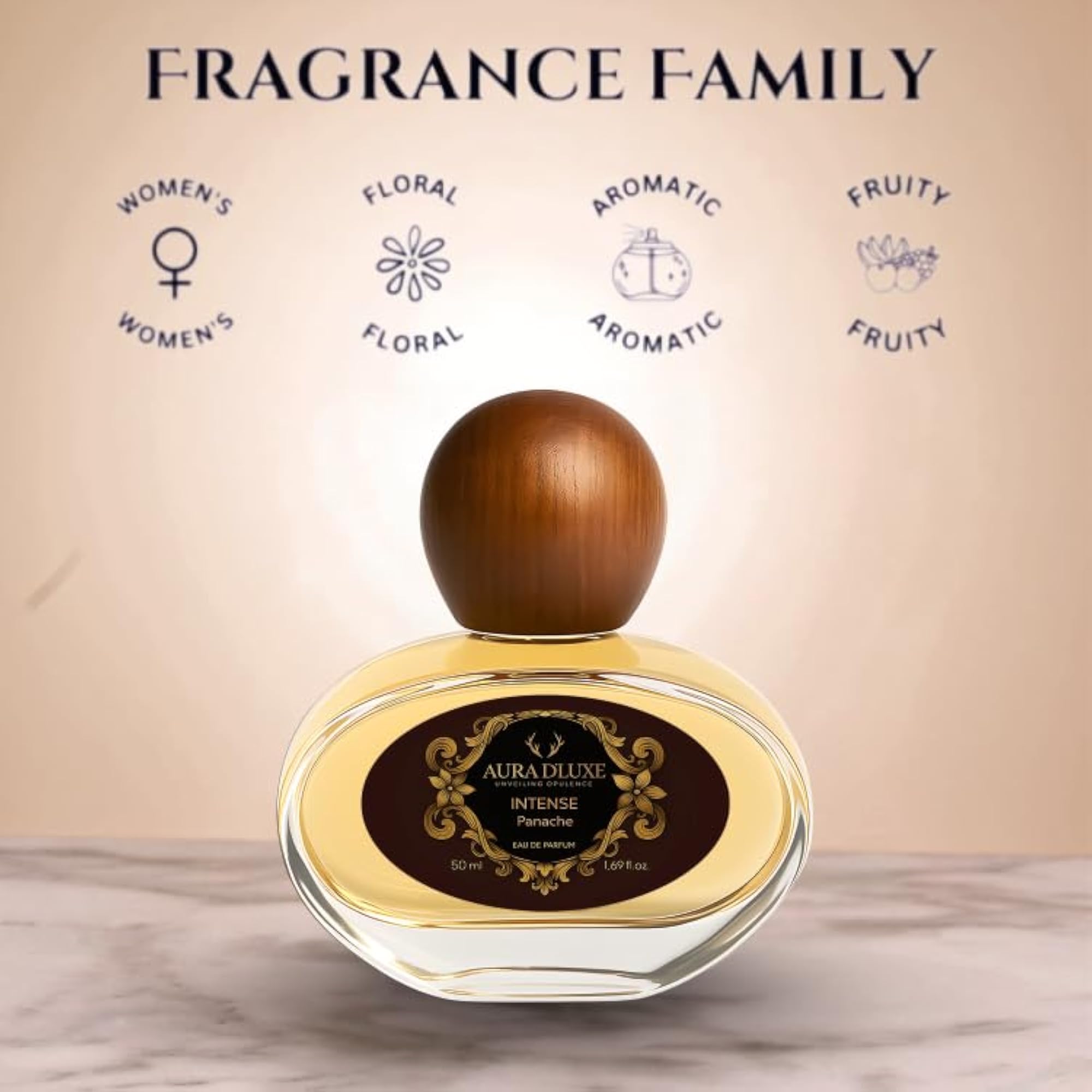 Panache Women's Eau De Parfum, Long-Lasting Floral Luxury