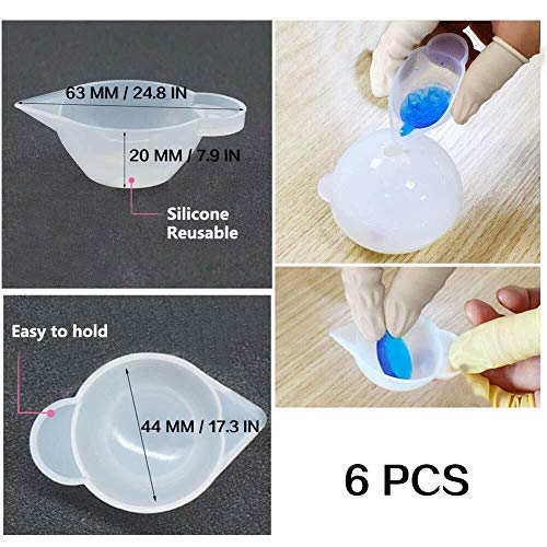 Misurini in silicone per resina, kit di strumenti