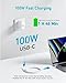 Anker MacBook Pro Charger, Compact and Foldable 100W USB C Charger for MacBook Air, Samsung Galaxy, iPad Pro, and More, 5FT USB C Cable Included
