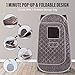 Smartmak Portable Steam Sauna, Full Body Personal Home Spa, Foldable Saunas Tent with 3L & 1000W Large Steam Generator, 9 Levels Remote Control, Upgraded Chair Included for Relaxation (DarkGrey)