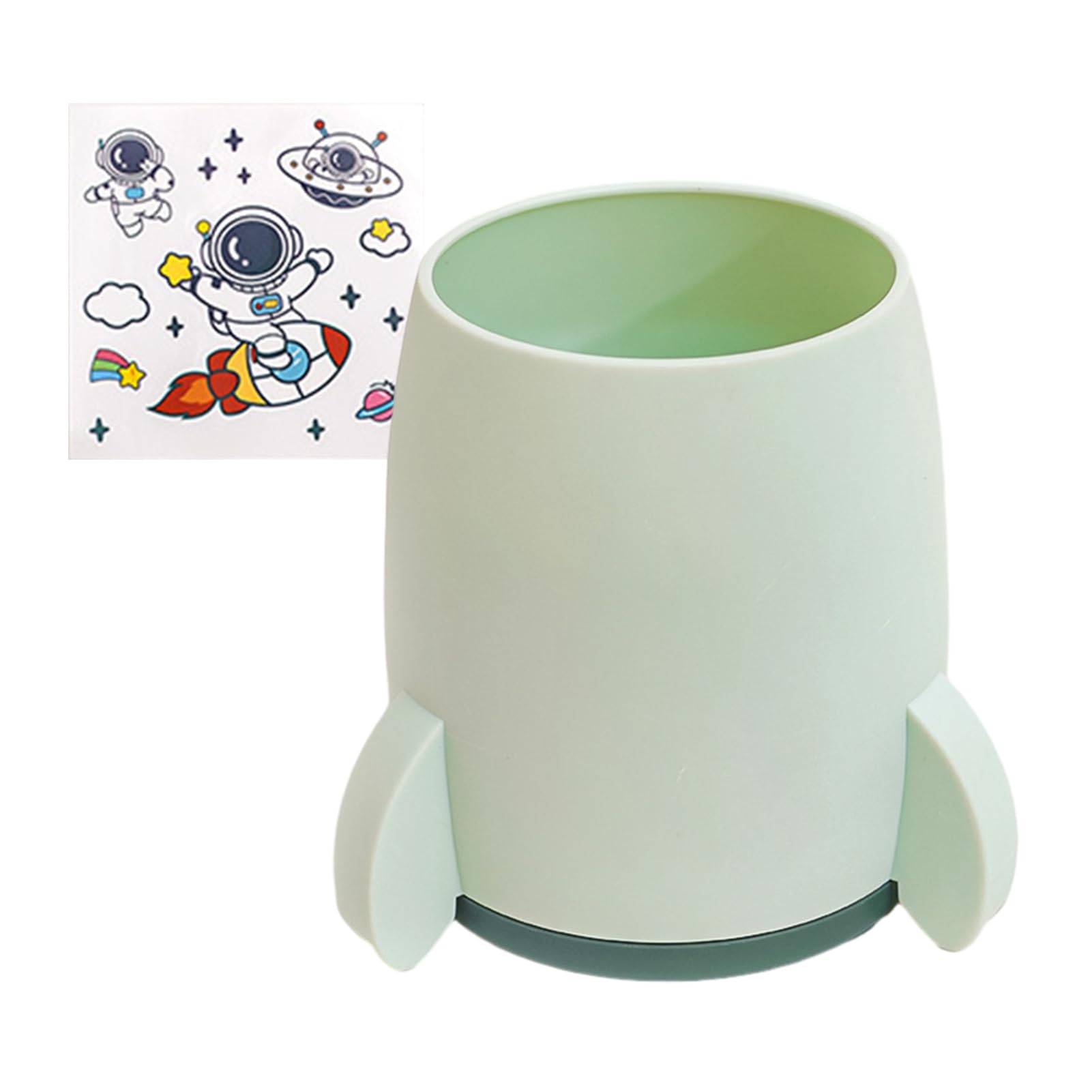 Glifora Creative Rocket Pen Holder - Large Capacity Kids Desk Organiser, Multi-Functional Storage Box for Pens and Stationery