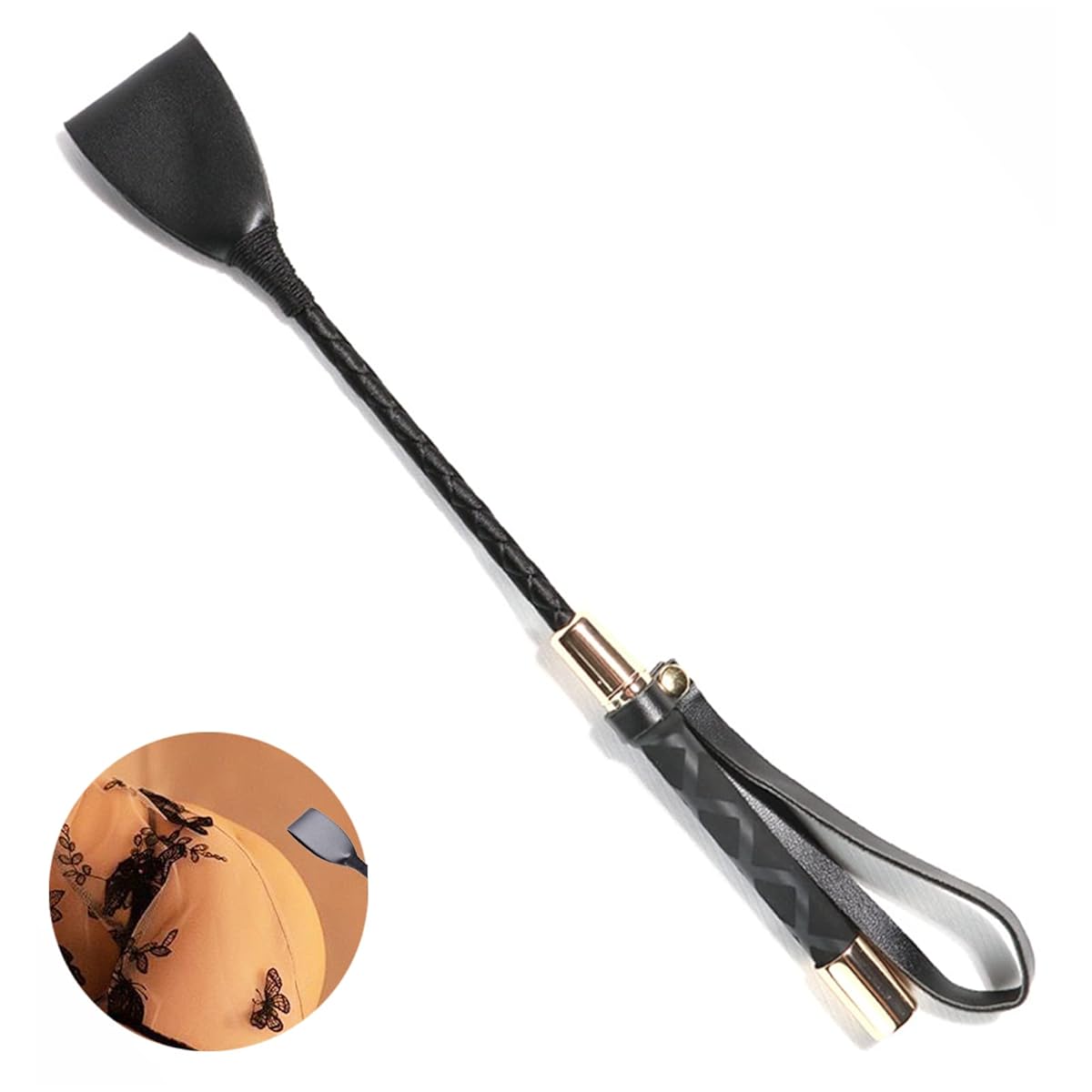 SM鞭 一本鞭 30cm パドル 鞭 Sm コスプレ道具 叩き鞭 教师 お尻叩き 女王様 sm拘束具 乗馬 鞭 おしゃれ責め具 撮影パーティー (A)