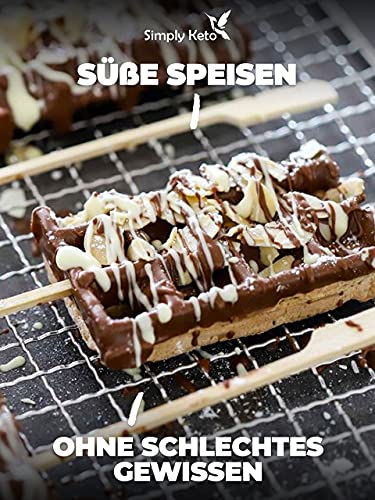 Simply Keto Lower Carb* Pancake Mix - Lower Carb* Backmischung ergibt 750g Teig für Pancakes, Waffeln oder Kaiserschmarrn - Nur 2% Netto-Kohlenhydrate - Kalorienarm & 100% Keto - Glutenfrei - 285g