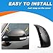 Car Door Rearview Mirror Cover Cap Housing Protective Cover For Exterior Mirrors Fit For VW Tiguan 2009 2010 2011 2012 2013 2014 2015 2016 2017Sharan 2012 2013 2014 2015 2016 2017 2018 2019