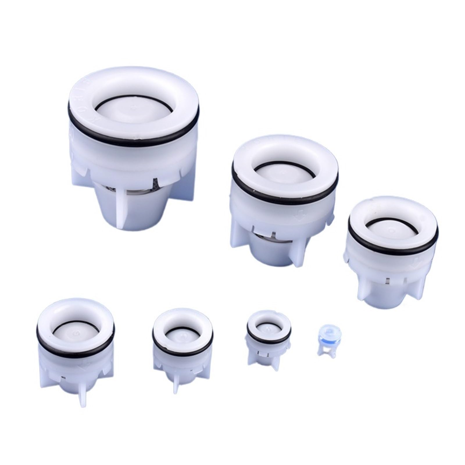 1~10 pz 8 50mm plug-in plastica valvola di non ritorno molla ritegno contatore acqua antigoccia connettore controllo unidirezionale(Large Flow OD 32mm,10Pcs)