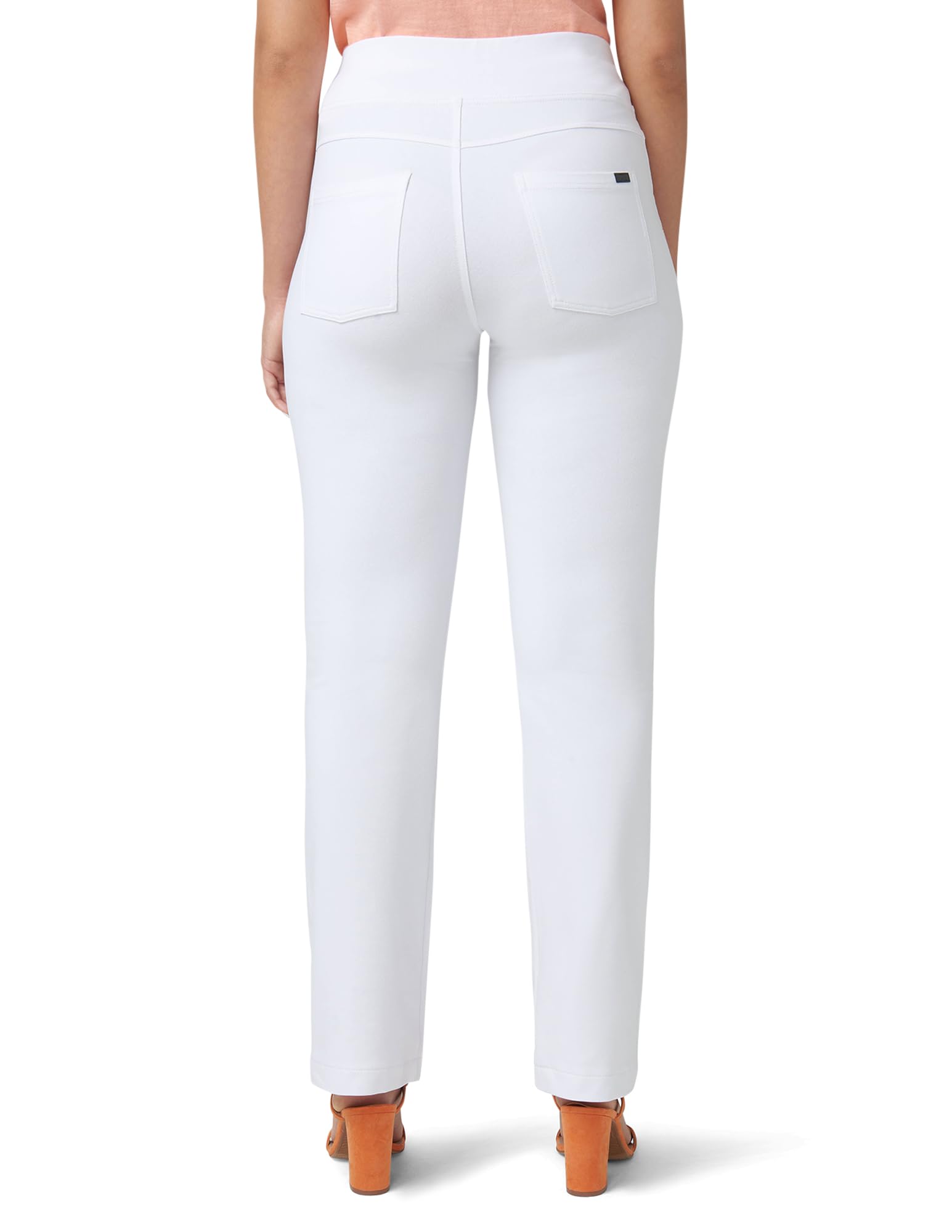 HUE Super Soft Stretch High Rise Straight Leg Denim Leggings, Jeggings With No Side Seams - Leginsy Kobiety