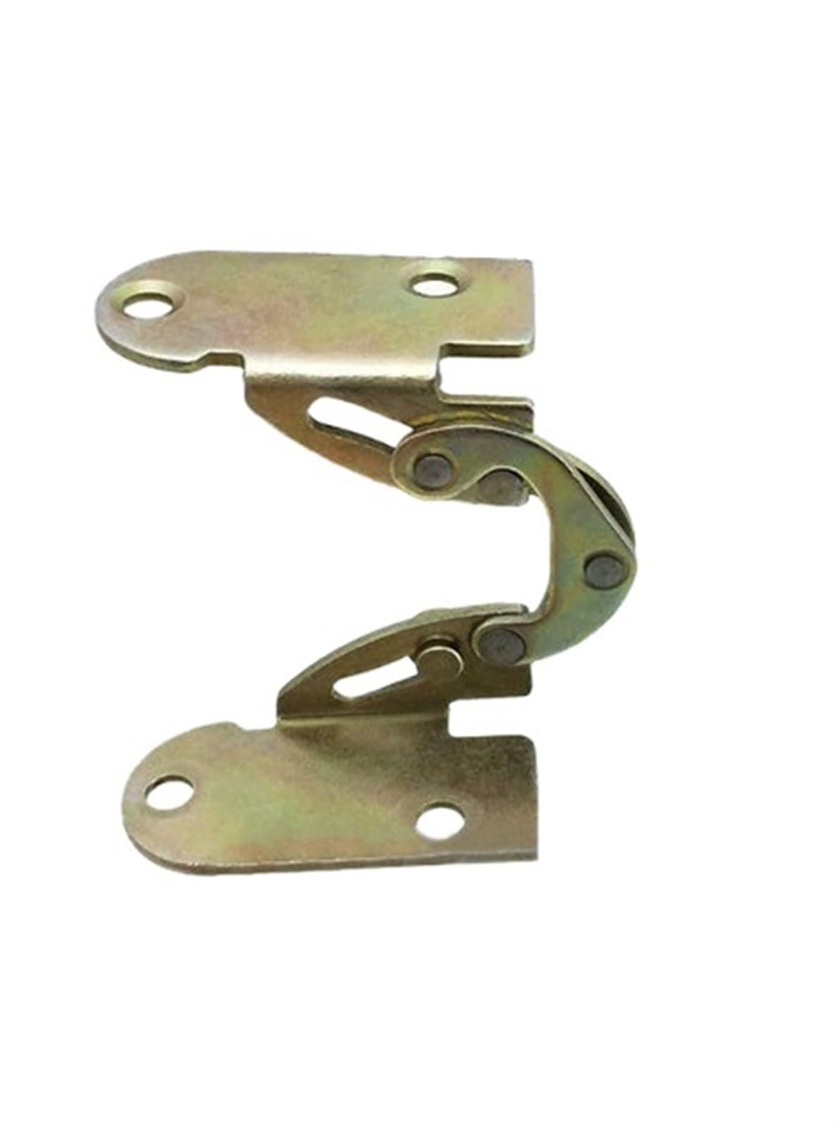 2pcs 180 Degree Flap Hinge Iron Hidden Folding for Dining Table Desk Bed Bracket Mechanism Combination Furniture Fittings(18mm 2pcs)