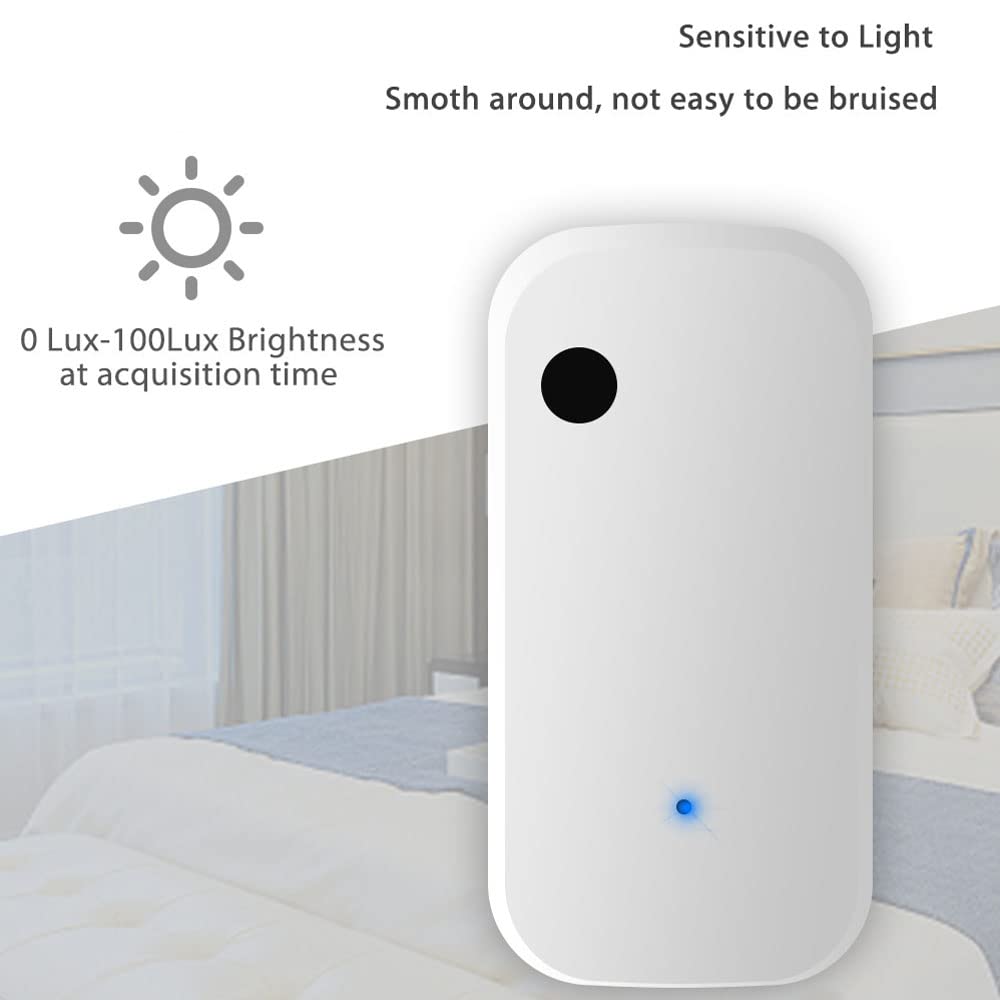 Karlak Light Sensor,Tuya ZigBee Light Sensor ligent Home Illumination Sensor Linkage Control Brightness Sensor Work with Tuya Device Compatible with Alexa Home - Image 4