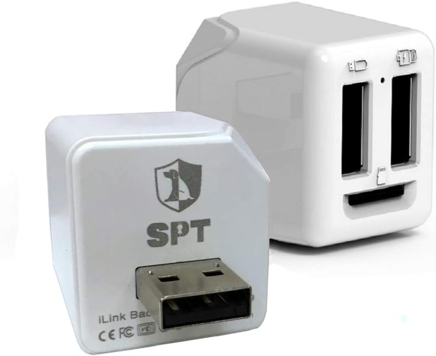 iLink Backup, Automatically Backup Photos and Videos While Charging【SD Card and USB Not Included】