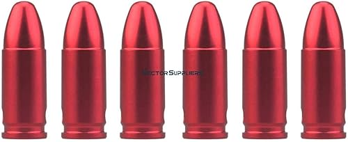 Miniatura 2 de TAC Vector Optics Tapas a presión de 0.354 in, tapas redondas de entrenamiento para simulacros de 0.354 in Luger 6 piezas