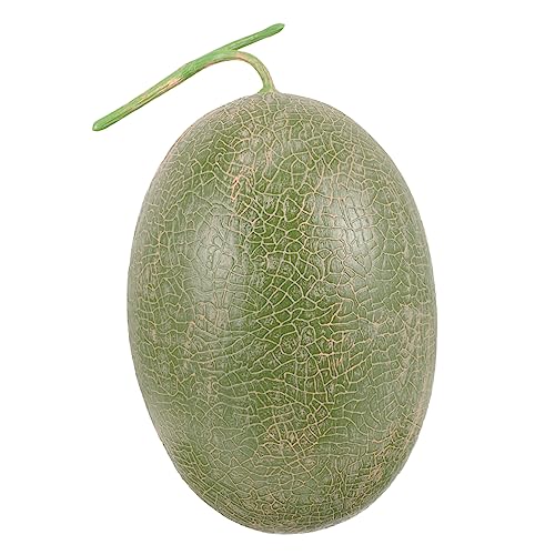 MUSISALY Simulation Cantaloupe Faux Cantaloupe Fake Fruit Adornment Artificial Cantaloupe Prop Artificial Fruit Model Simulated Cantaloupe Adornment Desktop Decor Cantaloupe Ornament Props