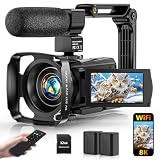 2026 8K Video Camera Camcorder, 88MP WiFi Vlogging Camera for YouTube