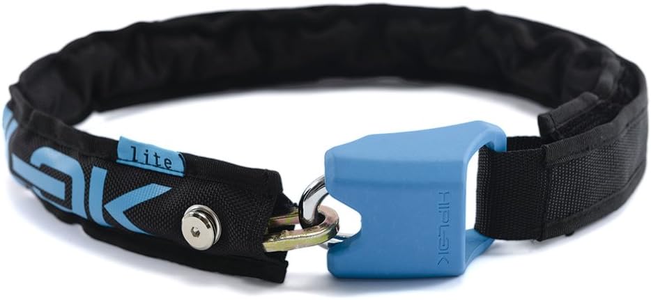 Hiplok Lite V 1.0 Chain Lock (Black/Cyan)