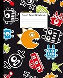 video quad rando extreme  Graph Paper Notebook: Amazing Grid Paper Book with 100 Blank Pages, 7.5x9.25 in  Quad Ruled 5 squares per inch Workbook for Math & Science Students  Cool Video Games Pattern