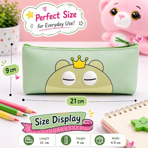 Image of FINEMOE Set of 10 Party Return Gifts for Birthday - 3D Pencil Case & Pen Holder for Kids - Soft & Waterproof Pouch with Multiple Designs, Cute Stationary Bulk Return Gift for Girls & Boys Age 3-12