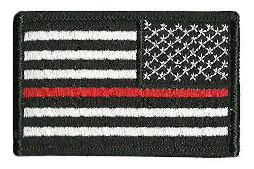 Thin Red Line Flag Tactical Patch - 2"x3"