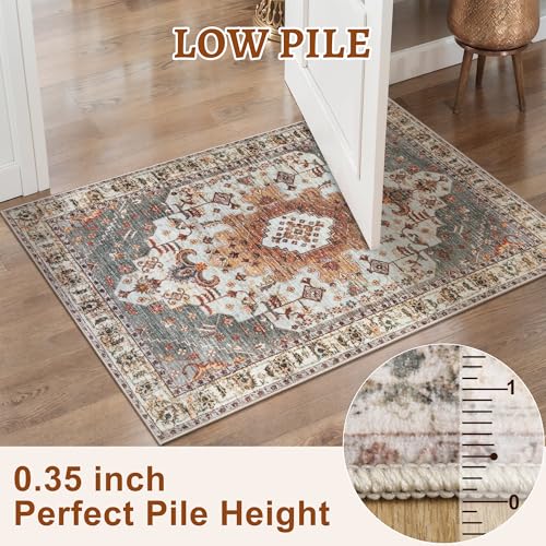 Image of Tangsoo Oriental 3x10 Washable Runner Rugs for Hallway, Runner Rug Non Slip