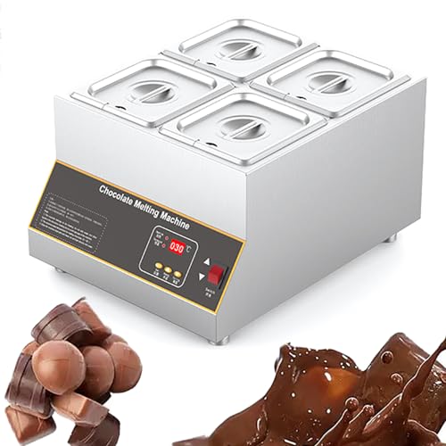 Máquina para fundir chocolate TsoLay 500W 4 tanques 6.6lbs