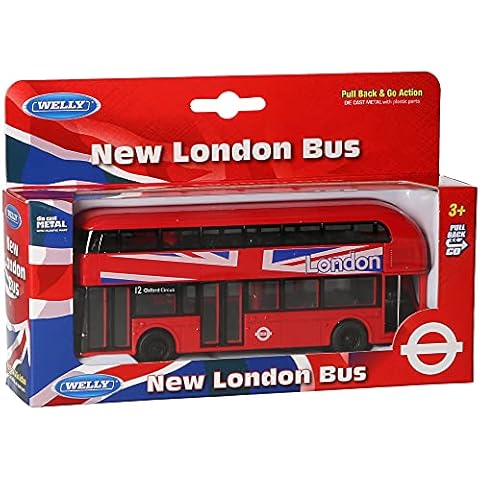 Welly 09121 London Bus, Red Cover