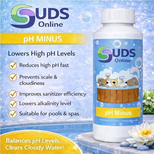 Suds Online Swimming Pool Starter Kit 500G- Includes Chlorine Tablets, pH+, pH-, Algaecide & Strips including floating dispenser - Image 6