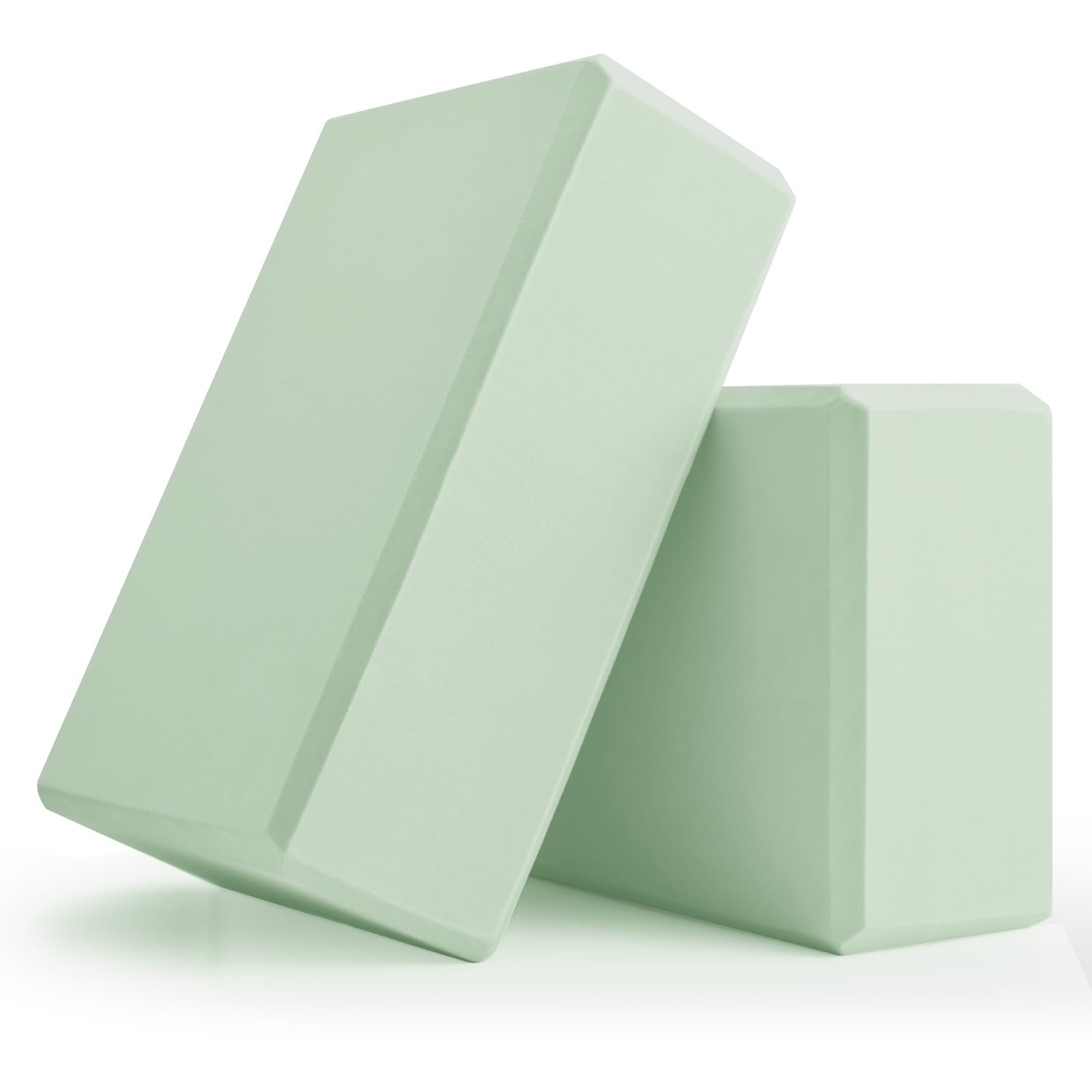 Blocchi per yoga, 2 pezzi, 22,9 x 15,2 x 7,6 cm, blocchi in schiuma EVA, accessori per yoga, pilates, stretching e meditazione