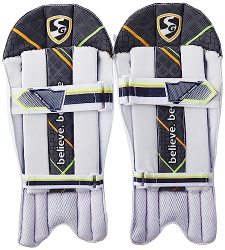 Image of SG Campus Wicket Keeping Leg Guards, Junior,PVC , Multicolour