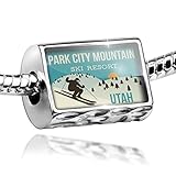 NEONBLOND Bead Park City Mountain Ski Resort - Utah Ski Resort Charm Fits All European Bracelets