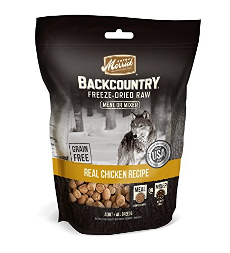 Merrick Backcountry Freeze-Dried Raw Real Chicken Recipe Meal Or Mixer Grain Free Adult