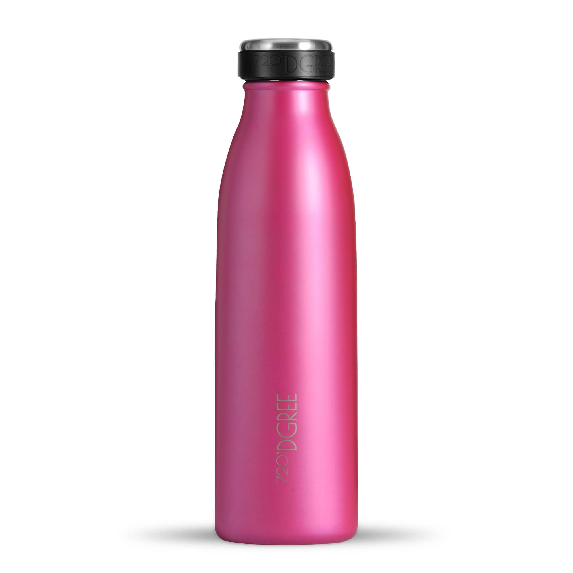 720°DGREE Vaccum Insulated Water Bottle “milkyBottle“ - 500 ml - BPA-Free, Leakproof, Thermo Stainless Steel Flask - Kids, Children, Sports, Kindergarten, School, Gym, Hot, Cold & Carbonated Drinks