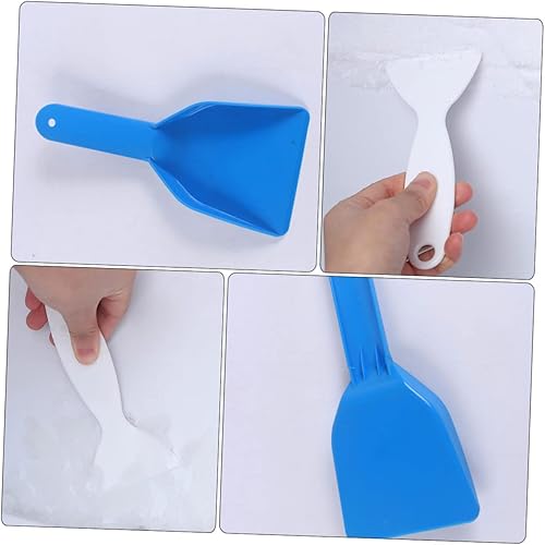 Miniatura 8 de Toddmomy 3 unids refrigerador deshielo pala nevera raspador versátil pala de hielo refrigerador pala hielo harina cuchara plástico herramientas para