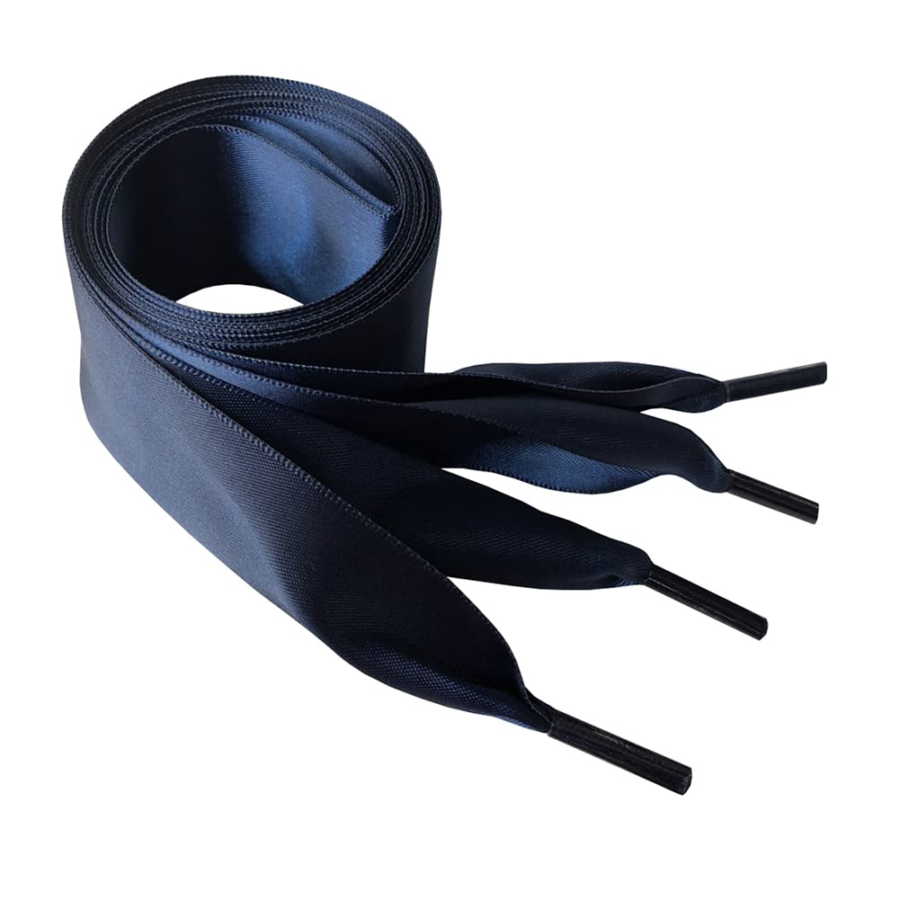Goodlace 4cm Wide of Flat Satin Laces Ribbon Sneaker Shoelaces