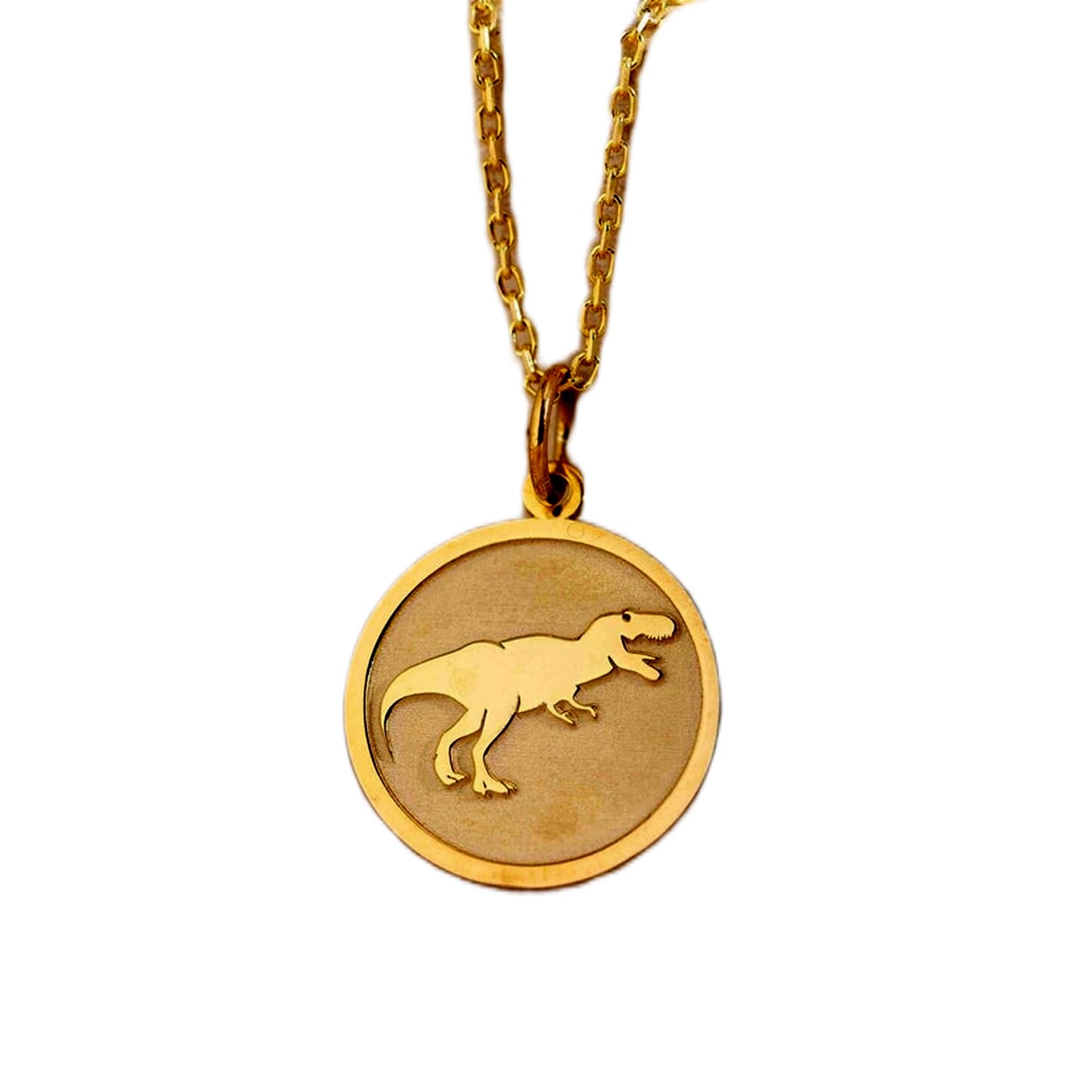Chaîne de 45 cm et pendentif dinosaure T-Rex pour ce collier argent 925 LKBEADS L_01043
