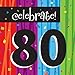 Creative Converting Milestone Celebrations Luncheon Napkins, 16-Count, Celebrate 80
