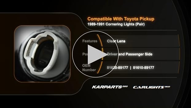 Amazon.com: For 1989-1991 Toyota Pickup Front Parking