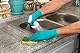 Ansell TouchNTuff 92-600 Einweg-Nitrilhandschuhe, Puderfrei und Latexfrei Handschuh, Exzellenter Schutz bei Mechanik- und Chemikalienarbeiten, Lebensmitteln, Grün, Größe M (20 Handschuhe)