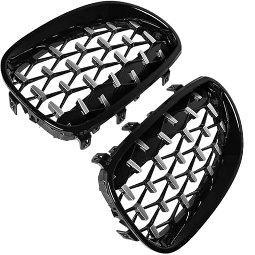 Calandre BMW E60 E61 grille avant antibrouillard noir et chrome 2003-2010
