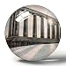 Großbritannien England Edinburgh Nationaldenkmal von Schottland 3D Kühlschrank Magnet Souvenir Sammlung Reisegeschenk Kreis Kristall Kühlschrank Magnete