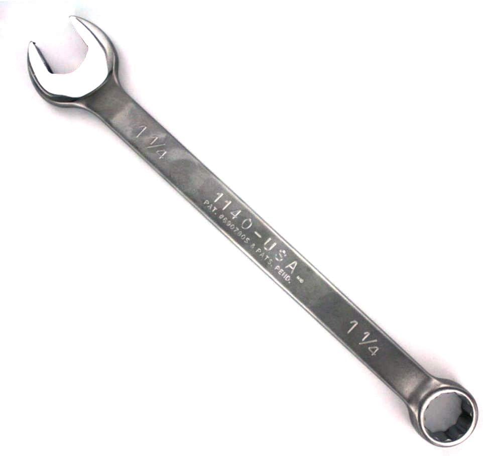 Combination Wrench WRIGHTGRIP 2.0 12 Point Satin - 1-1/4